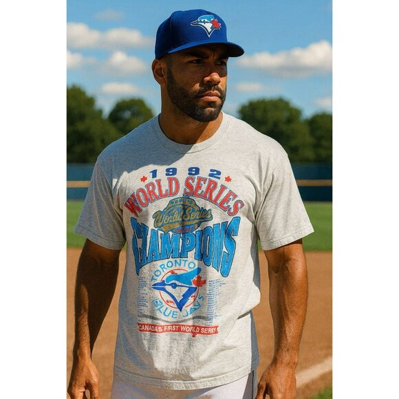 Other - Vintage 1992 MLB TORONTO BLUE JAYS WORLD SERIES CHAMPIONS T-SHIRT Large